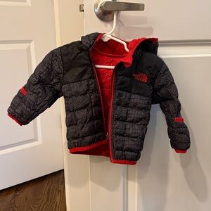 The North Face Black and Red Infant Jacket